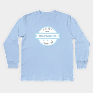 Guayaquil Real City Kids Long Sleeve T-Shirt